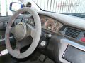 Mitsubishi Evo 9 steering wheel and control panel Alcantra upholstery